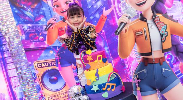 Festa Infantil de Aniversário Infantil de 7 Anos da Lívia | Tema Guerreiras K-pop | Fotografia Infantil