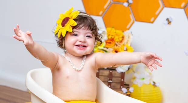 Ensaio INFANTIL de Smash Rafaela - Abelhinha