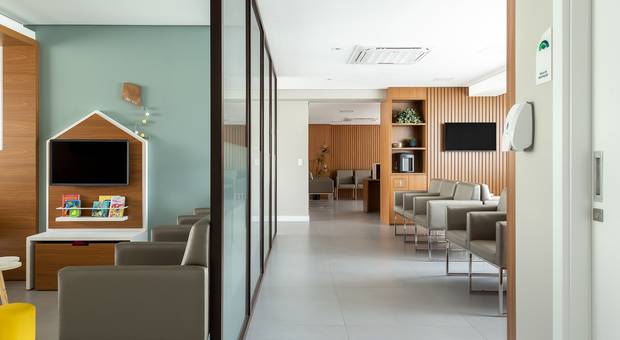 Projeto Comercial de Fotografia de Arquitetura e Interiores - Projeto: Daniela Morales Arquitetura - Hospital dos Olhos do Paraná