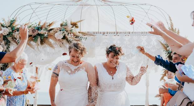 Casamentos de Raquel e Stacey