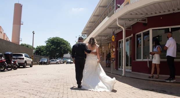 casamento no civil de Luana e Mauricio