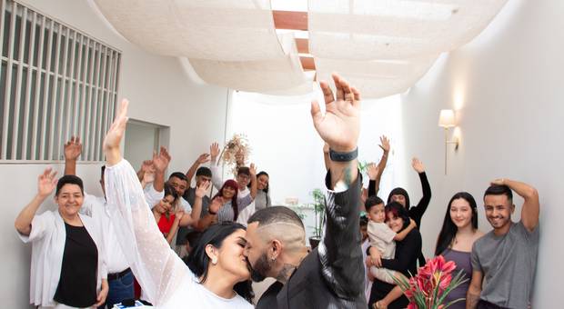 casamento no civil de Paula e Gean