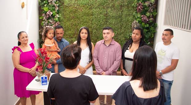 casamento no civil de Francsico e Antônia