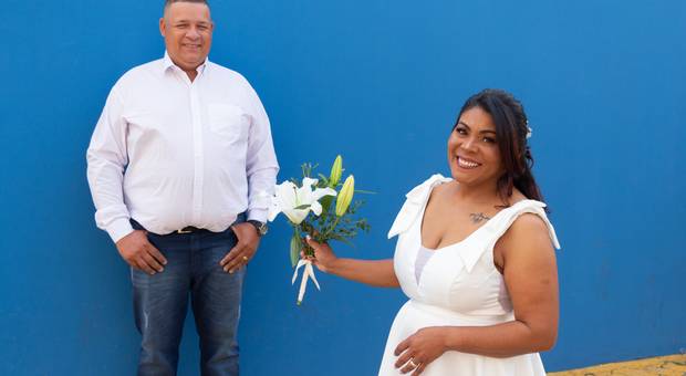 casamento no civil de Valdinei e Adriana