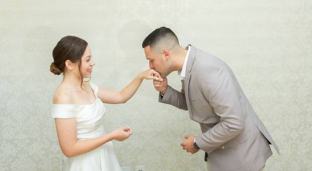 casamento no civil de Henrique e Beatriz