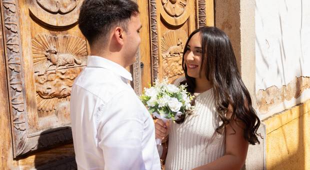 casamento no civil de Elvis e Mariane