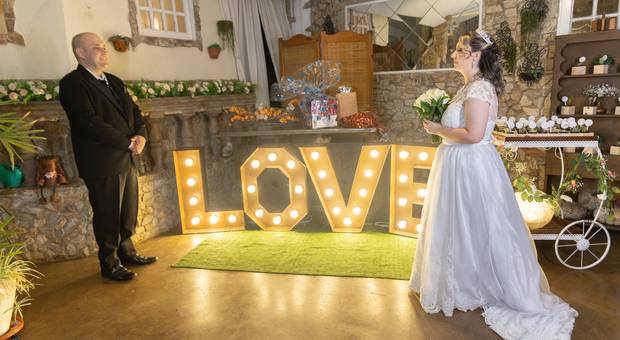 recepção de casamento  de Amanda e Rodrigo