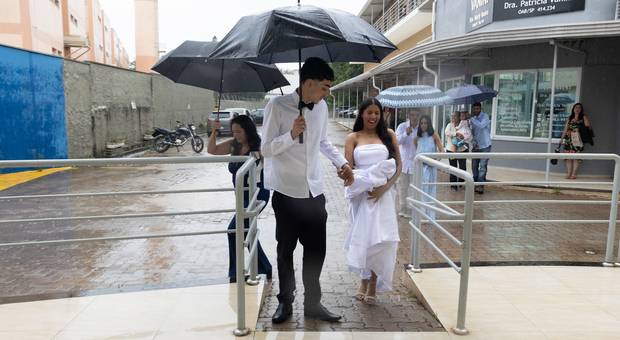 casamento no civil de Gabriel e Julia