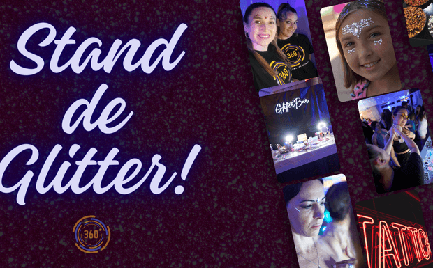 Stand de Glitter para eventos en Rosario y Alrededores.
