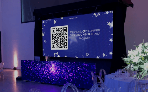 📲 Hacé que tu evento sea único con nuestro servicio interactivo de fotos, mensajes y audios en vivo!