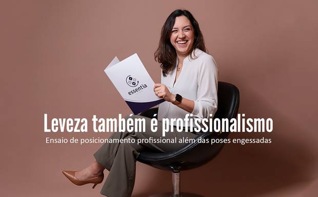 Ensaio de Posicionamento Profissional: por que leveza comunica mais do que poses engessadas