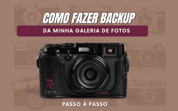 Como fazer o backup das minhas fotos da galeria OnLine?