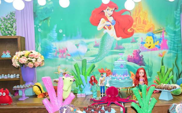 FESTA INFANTIL PRINCESA ARIEL