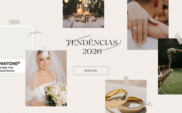 Tendências para casamento 2026