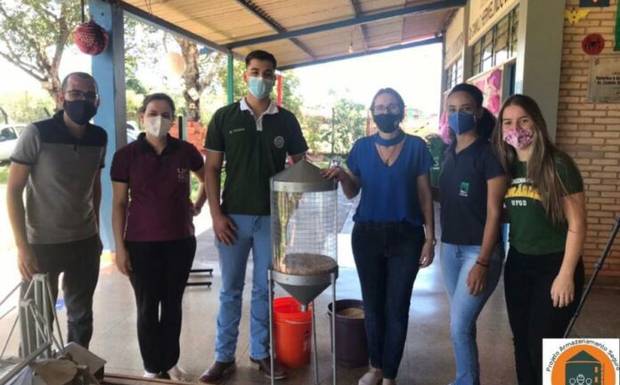 Projeto da UFGD ensina crianças a prevenir acidentes em locais de armazenagem de grãos