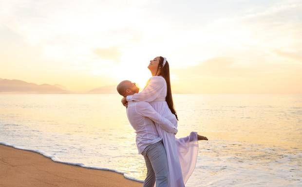 Ensaio Wedding de Daniela e Lucas na Praia da Lagoa Azul em Caraguatatuba
