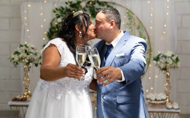 Casamento Duplo em Roseira SP: A Emoção de um Contrato Fechado no Altar - Renata e Hamilton