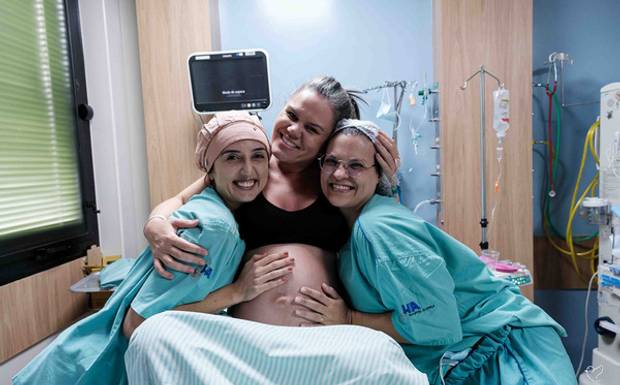 O parto da amiga fotógrafa de parto