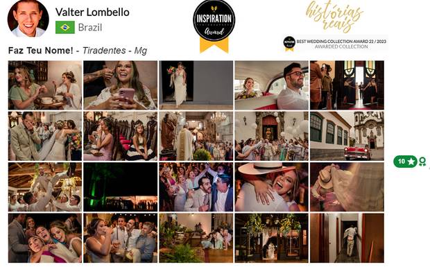 Fotógrafo é indicado ao Oscar da Fotografia de Casamento