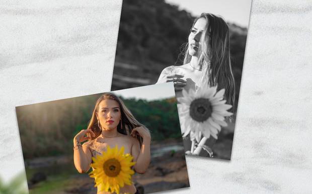 A história da foto - Carol
