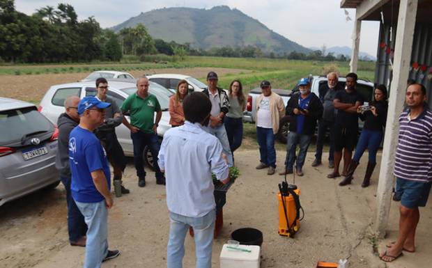 Curso Emater  em  Magé   sobre  Agricultura  Familiar Agroecológica