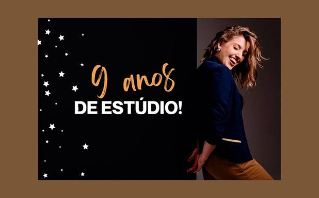 9 anos de estúdio e o sentimento de gratidão!