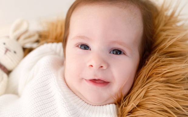 Como é o ensaio de bebê de 2 meses 