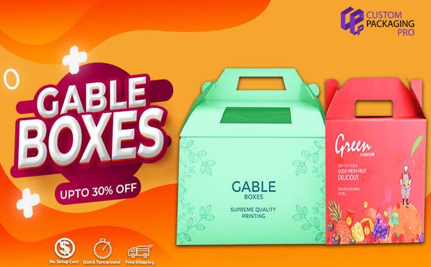 Printed Gable Boxes Showcase Displayable Product Features
