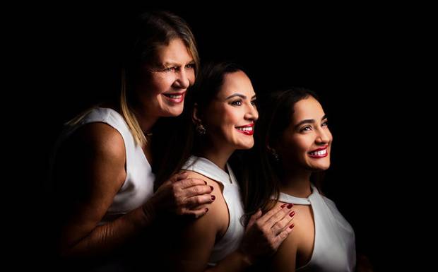 O que esperar de um ensaio de Dia das Mães em estúdio
