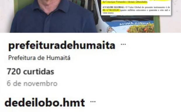 Prefeito de Humaita trabalha  no 