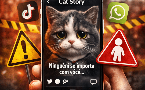 AUTORIDADES ALERTAM PAIS SOBRE CONTEÚDO “CAT STORY” E O ALCANCE ENTRE CRIANÇAS