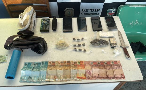Polícia de Canutama prende duas mulheres por tráfico de drogas