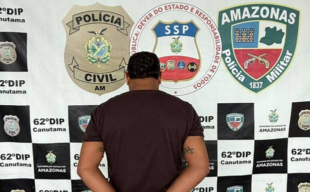HOMEM É PRESO PELA POLÍCIA EM CANUTAMA DURANTE CUMPRIMENTO DE MANDADO