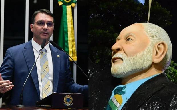 Flávio Bolsonaro e oposição comemoram rebaixamento de escola de samba que homenageou Lula