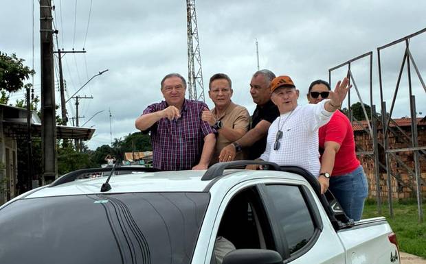 Átila Lins e Adjuto Afonso cumprem agenda em Canutama