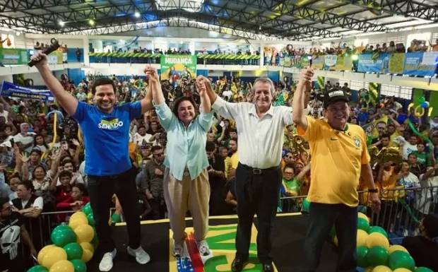 PL lança pré-candidaturas de Maria do Carmo ao Governo do AM e Capitão Alberto Neto ao Senado em evento com Valdemar e outros