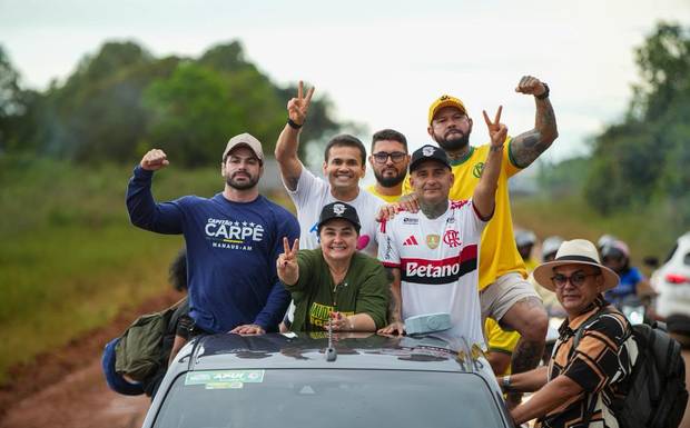 Vereador bolsonarista Coronel Rosses e comitiva do PL realizam visitas na calha do Rio Madeira