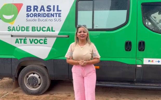 Cátianne Alves participa da entrega de odontomóvel para a Região Sul de Canutama