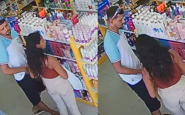 Casal furta drogaria na zona Norte de Manaus e prejuízo chega a R$ 600