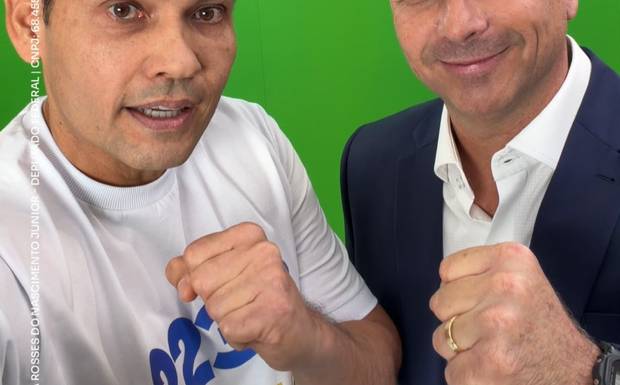 Flávio Bolsonaro oficializa Coronel Rosses como coordenador de campanha no Amazonas ao lado de Alberto Neto