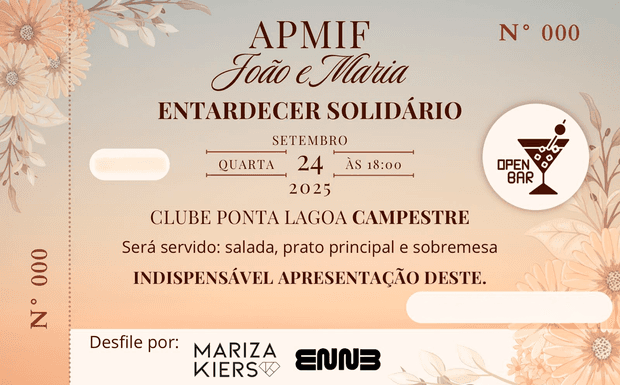 Entardecer Silidário da APMIF! 💃