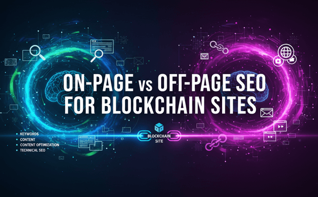 On-Page vs Off-Page SEO for Blockchain Sites