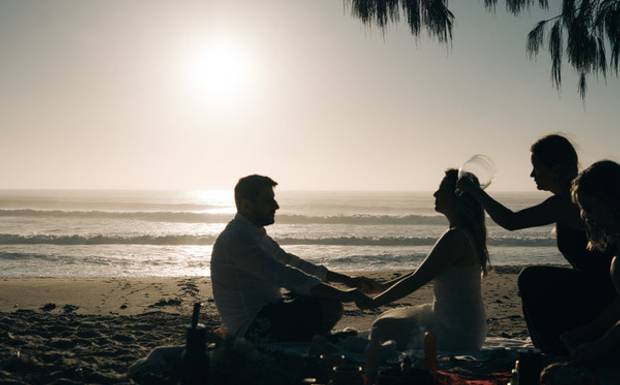 Terapia de casal com fotografia do nascer ao pôr do sol
