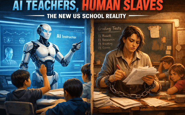 AI Teachers, Human Slaves: The New US School Reality