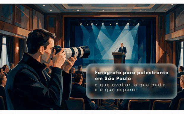 Fotógrafo para palestrante em São Paulo: saiba como contratar foto e vídeo para o seu evento!