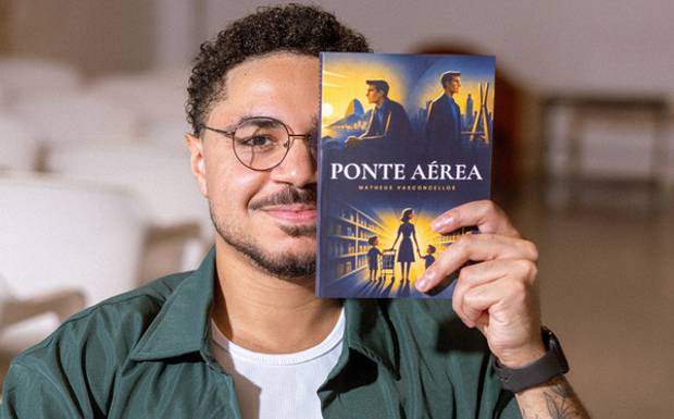 Ponte Aérea: Matheus Vasconcellos embarca em seu primeiro livro