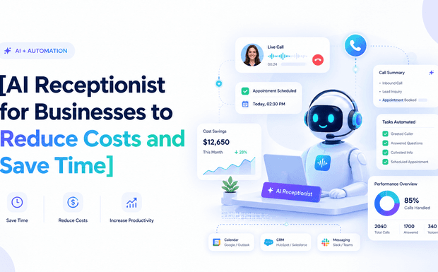 AI Receptionist for Businesses to Reduce Costs and Save Time