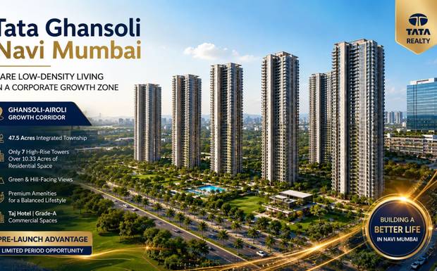 Tata Ghansoli Navi Mumbai Creates Low-Density Living Space In A Corporate Growth Zone
