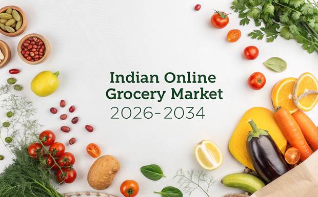 Indian Online Grocery Market: Valuation to Reach USD 101.99 Billion by 2034 at 24.36% of CAGR