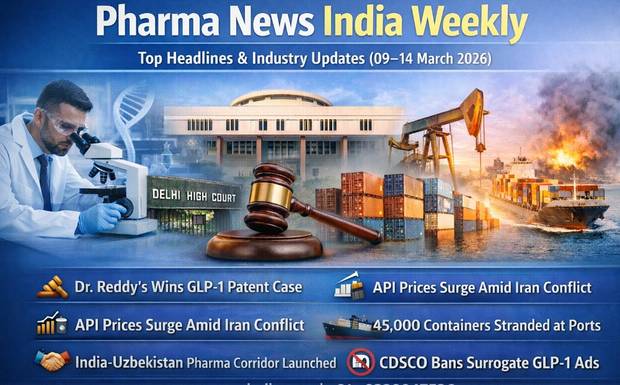 Pharma News India Weekly: GLP-1 Patent War, Price Crisis & Supply Chain Chaos (March 9-14, 2026)